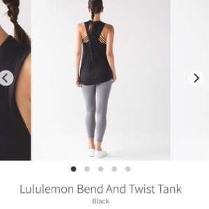 Lululemon bend and twist tank